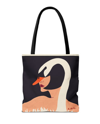 Tote Bag - White Swan by Paul Thurlby