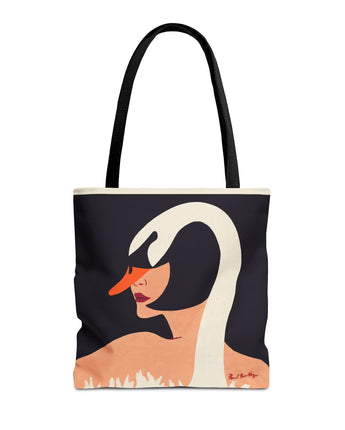 Tote Bag - White Swan by Paul Thurlby