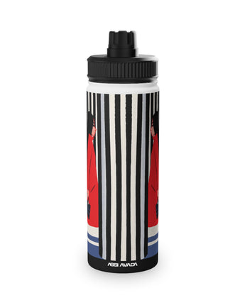 Insulated stainless steel Water Bottle - Red Coat By Paul Thurlby