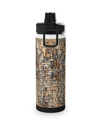 Insulated stainless steel Water Bottle - Composition Vll, by Piet Mondriaan