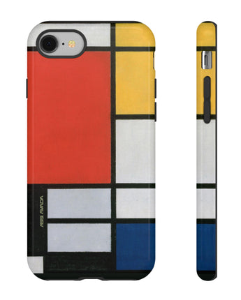 Tough Case - Composition with Large Red Plane, Yellow, Black, Gray, and Blue by Piet Mondrian