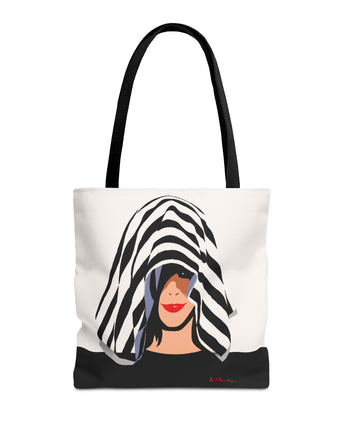 Tote Bag - Striped Towel by Paul Thurlby