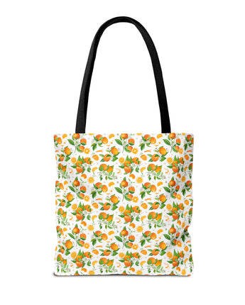 Tote Bag, Mandarin Floral