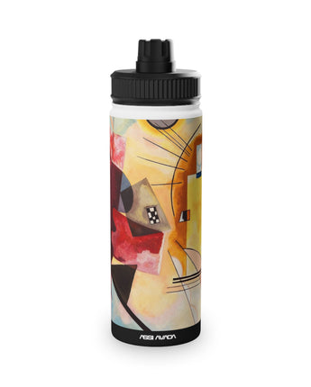 Insulated stainless steel Water Bottle - Yello, Red, Blue, by Vasily Kandinsky