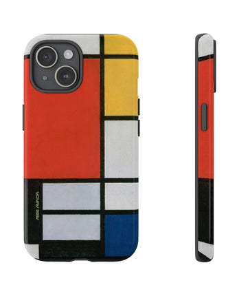 Tough Case - Composition with Large Red Plane, Yellow, Black, Gray, and Blue by Piet Mondrian