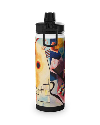 Insulated stainless steel Water Bottle - Yello, Red, Blue, by Vasily Kandinsky